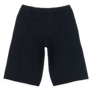 Moncler Enfant Logo Patch Bermuda Shorts
