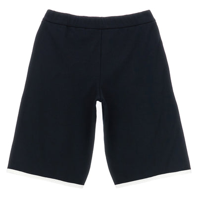 Moncler Enfant Logo Patch Bermuda Shorts