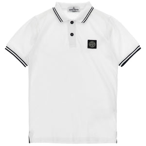 Stone Island Junior Compass Logo Polo Shirt