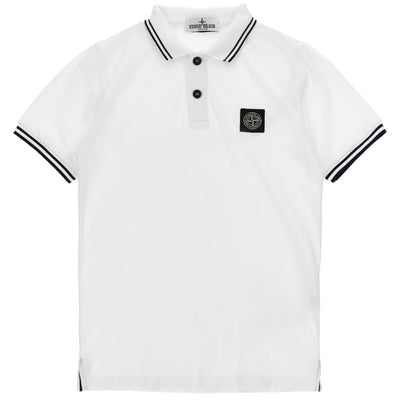 Stone Island Junior Compass Logo Polo Shirt