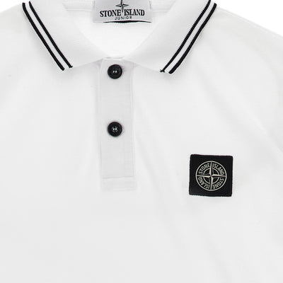 Stone Island Junior Compass Logo Polo Shirt