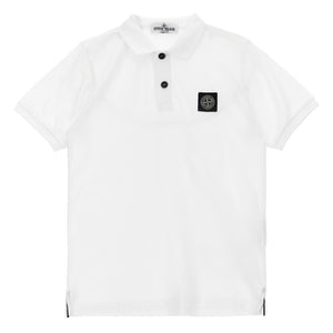 Stone Island Junior Compass Logo Polo Shirt