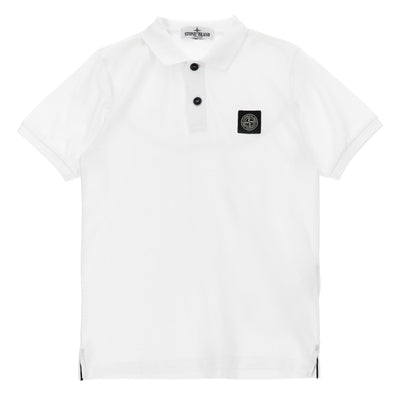 Stone Island Junior Compass Logo Polo Shirt