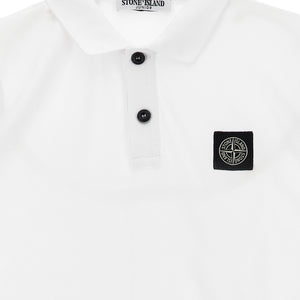Stone Island Junior Compass Logo Polo Shirt