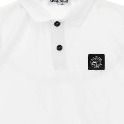 Stone Island Junior Compass Logo Polo Shirt
