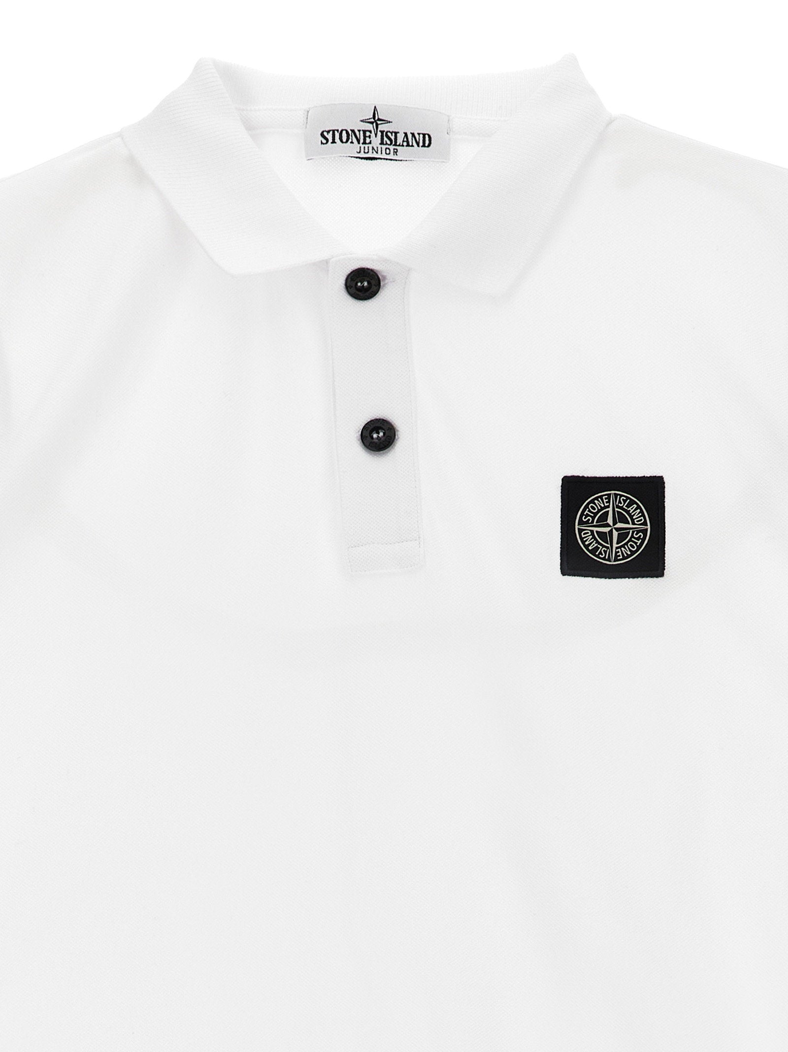 Stone Island Junior Compass Logo Polo Shirt