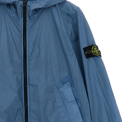 Stone Island Junior Crinkled Effect Nylon Jacket