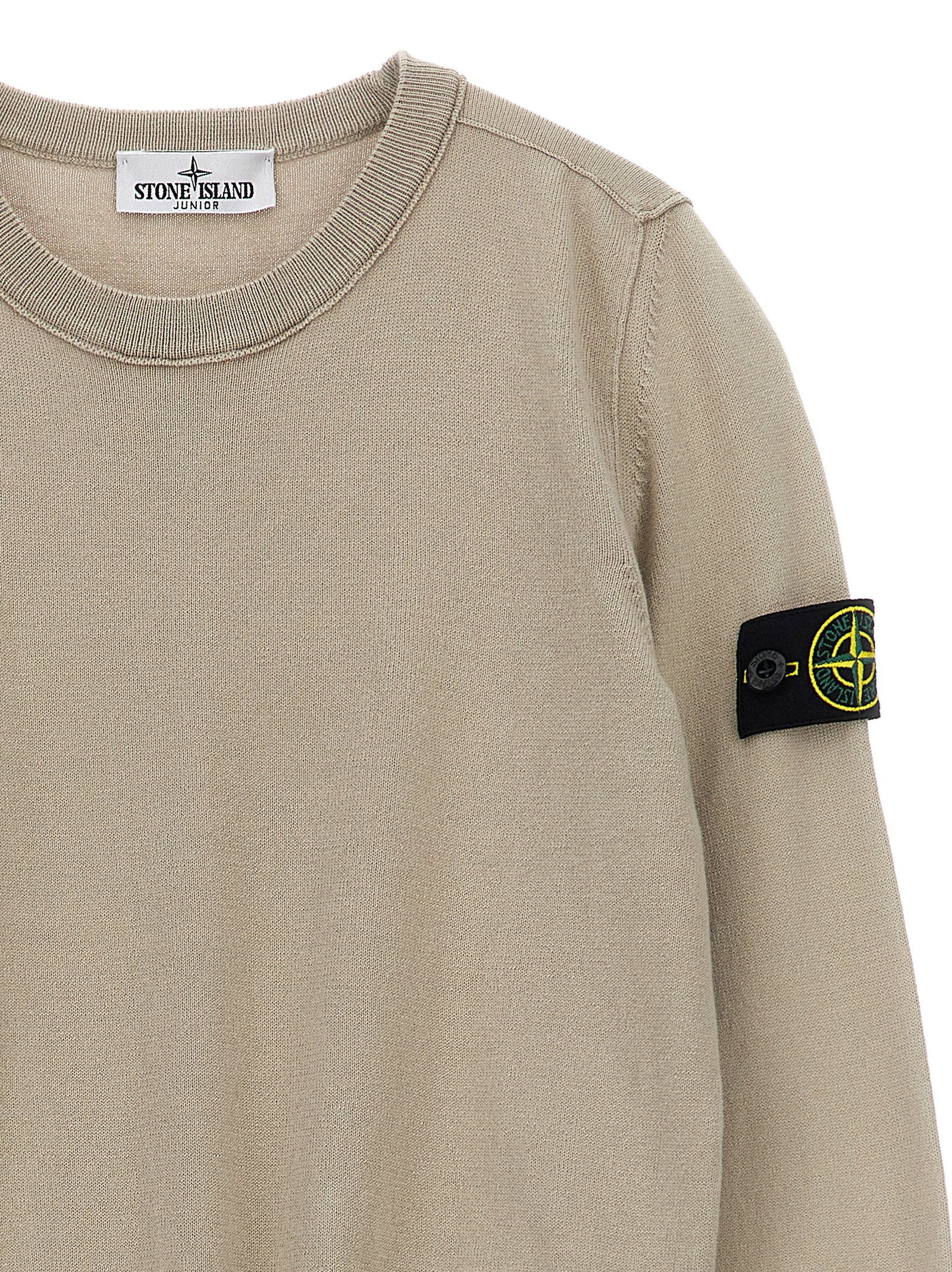 Stone Island Junior Logo Badge Sweater
