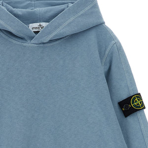 Stone Island Junior Malfilé Cotton Hoodie