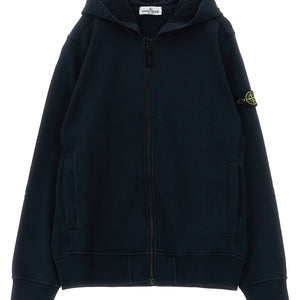 Stone Island Junior Logo Badge Hoodie