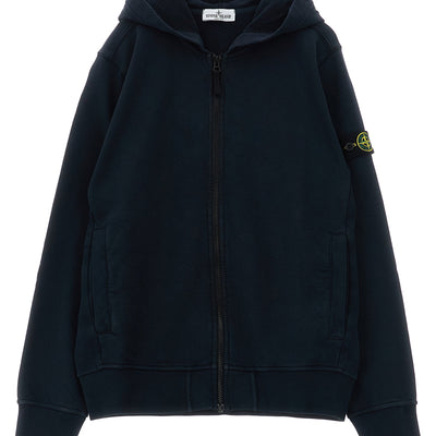 Stone Island Junior Logo Badge Hoodie