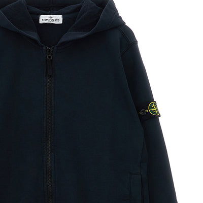 Stone Island Junior Logo Badge Hoodie