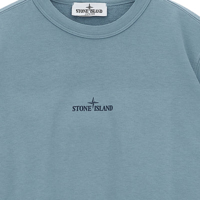 Stone Island Junior Logo Print Sweatshirt