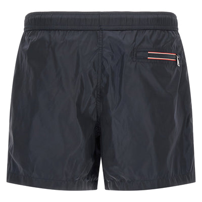 Moncler Logo Patch Swim Shorts
