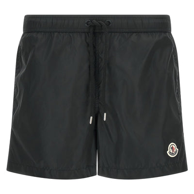 Moncler Logo Patch Swim Shorts