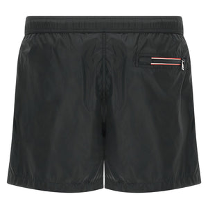 Moncler Logo Patch Swim Shorts