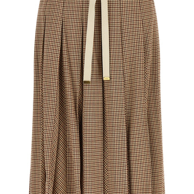 Moncler Pleated Midi Skirt