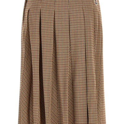 Moncler Pleated Midi Skirt