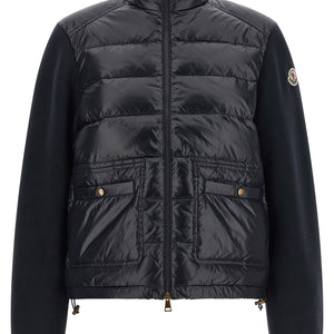 Moncler Two-material Padded Cardigan