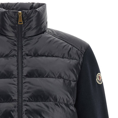 Moncler Two-material Padded Cardigan
