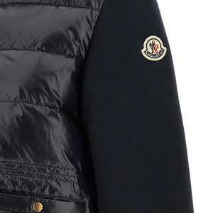 Moncler Two-material Padded Cardigan