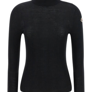 Moncler Logo Turtleneck Sweater