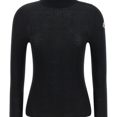 Moncler Logo Turtleneck Sweater