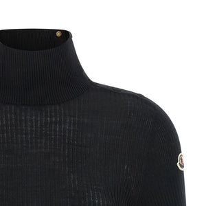 Moncler Logo Turtleneck Sweater