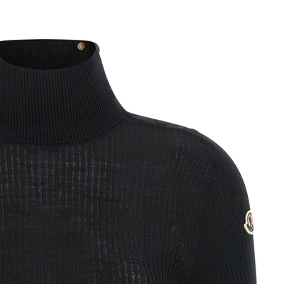 Moncler Logo Turtleneck Sweater