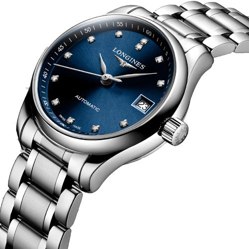Longines Master Collection Sunray Blue Dial Women 25.5mm