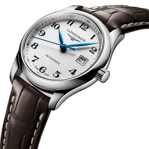 Longines Master Collection Silver Barleycorn Dial Women 29mm
