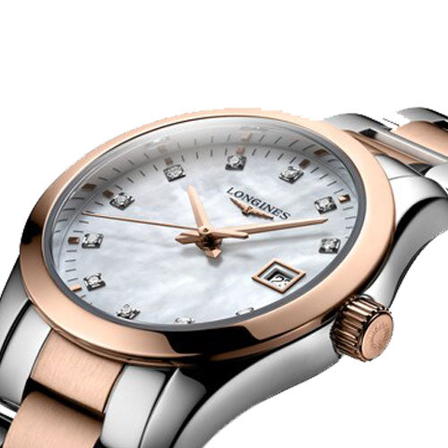 Longines Conquest Mother of Pearl dial Women 29.05mm