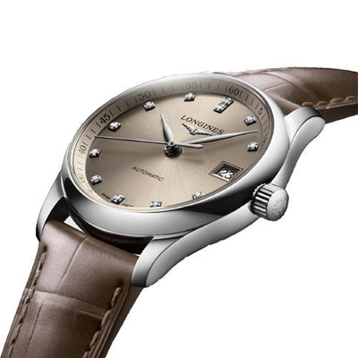 Longines Master Collection Beige Dial Women 34mm