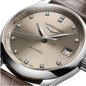 Longines Master Collection Beige Dial Women 34mm