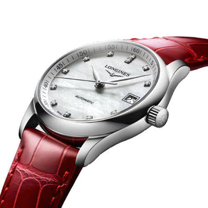 Longines Master Collection White Mother-Of-Pearl dial Women 34mm