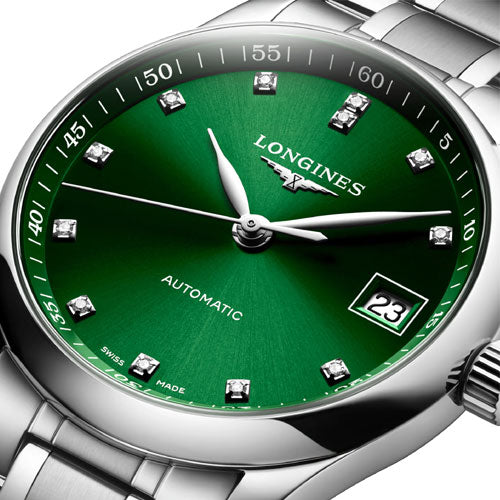 Longines Master Collection Green Dial Women 34mm