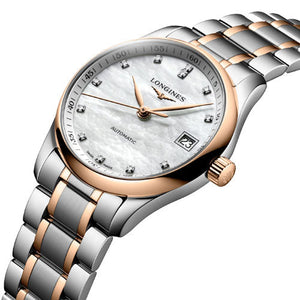 Longines Master Collection White Mother-Of-Pearl Dial Women 34mm