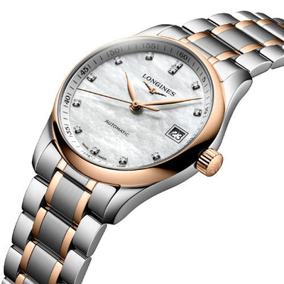 Longines Master Collection White Mother-Of-Pearl Dial Women 34mm