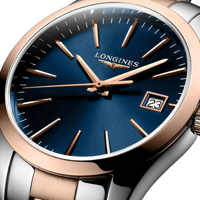 Longines Conquest Classic Blue Dial Women 34mm