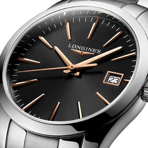 Longines Conquest Classic Black Dial Women 34mm