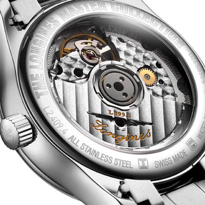 Longines Master Collection White Mother-Of-Pearl Dial Women 34mm