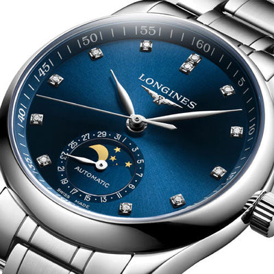Longines Master Collection Sunray Blue Dial Women 34mm