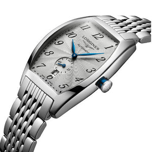 Longines Evidenza Silver Flinque Dial Men 33.1mm