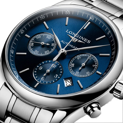 Longines Master Collection Sunray Blue Dial Men 42mm