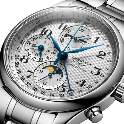 Longines Master Collection Silver Barleycorn Dial Men 42mm