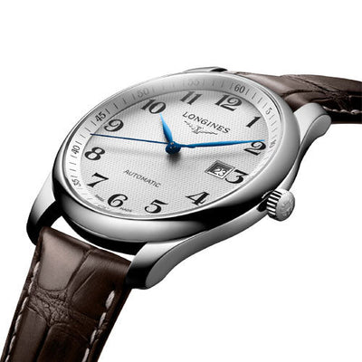Longines Master Collection Silver Barleycorn Dial Men 42mm