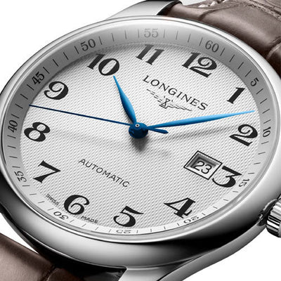 Longines Master Collection Silver Barleycorn Dial Men 42mm