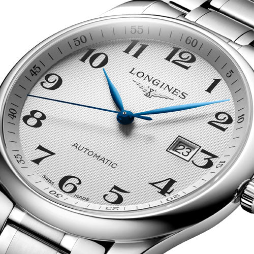 Longines Master Collection Silver Barleycorn Dial Men 42mm