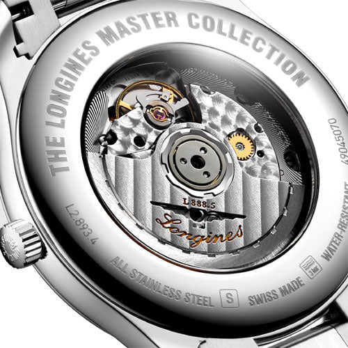 Longines Master Collection Silver Barleycorn Dial Men 42mm