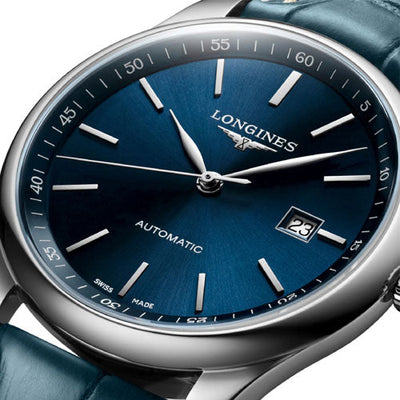 Longines Master Collection Sunray Blue Dial Men 42mm